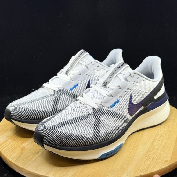 Nike Air Zoom Structure 25 ‘White Black Photo Blue’ HV5222 100 Size 11 - Picture 7 of 9